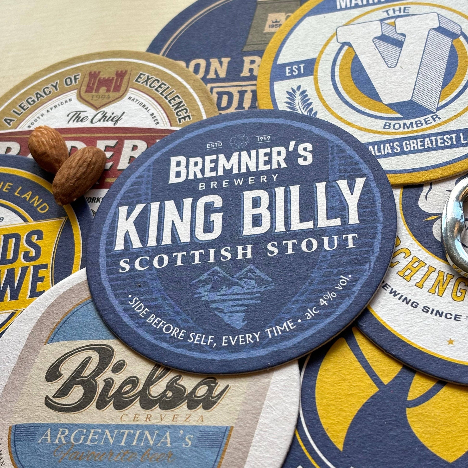 Leeds United Beer Mats (8-Pack)