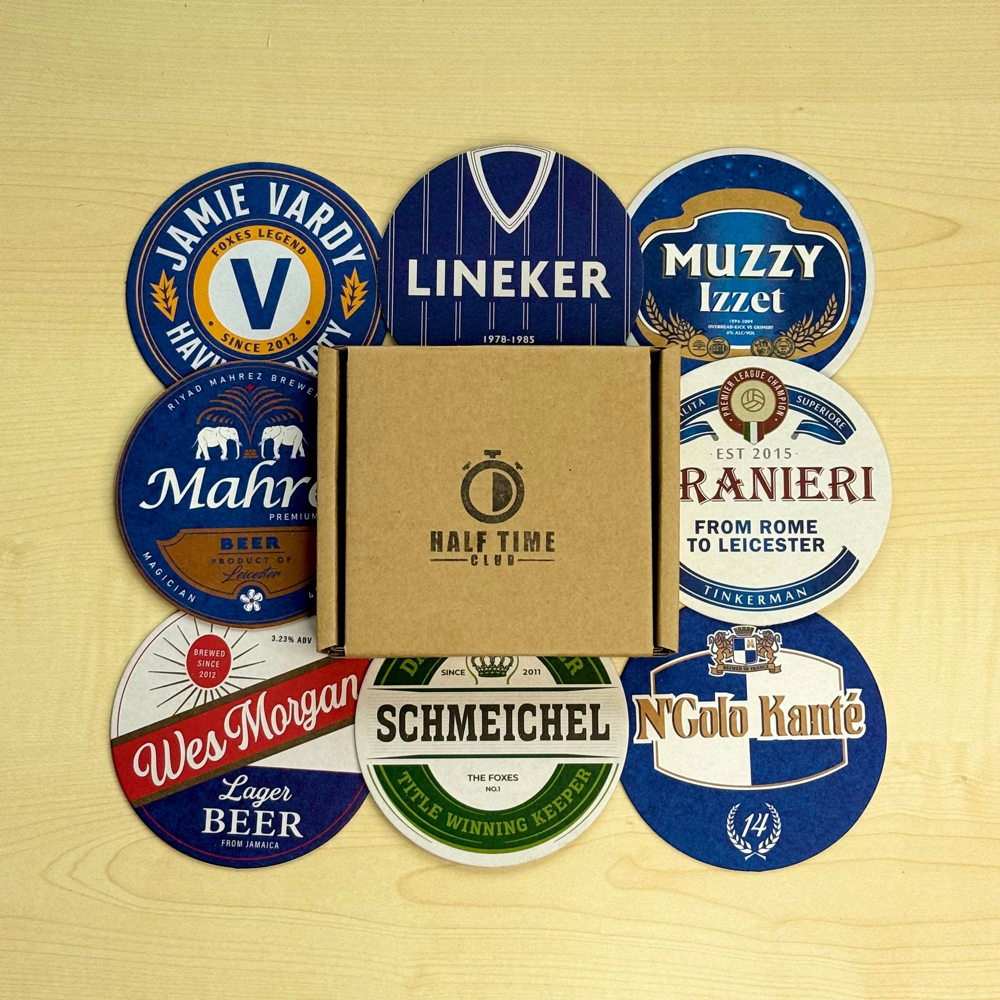 Leicester City Beer Mats (8-Pack)
