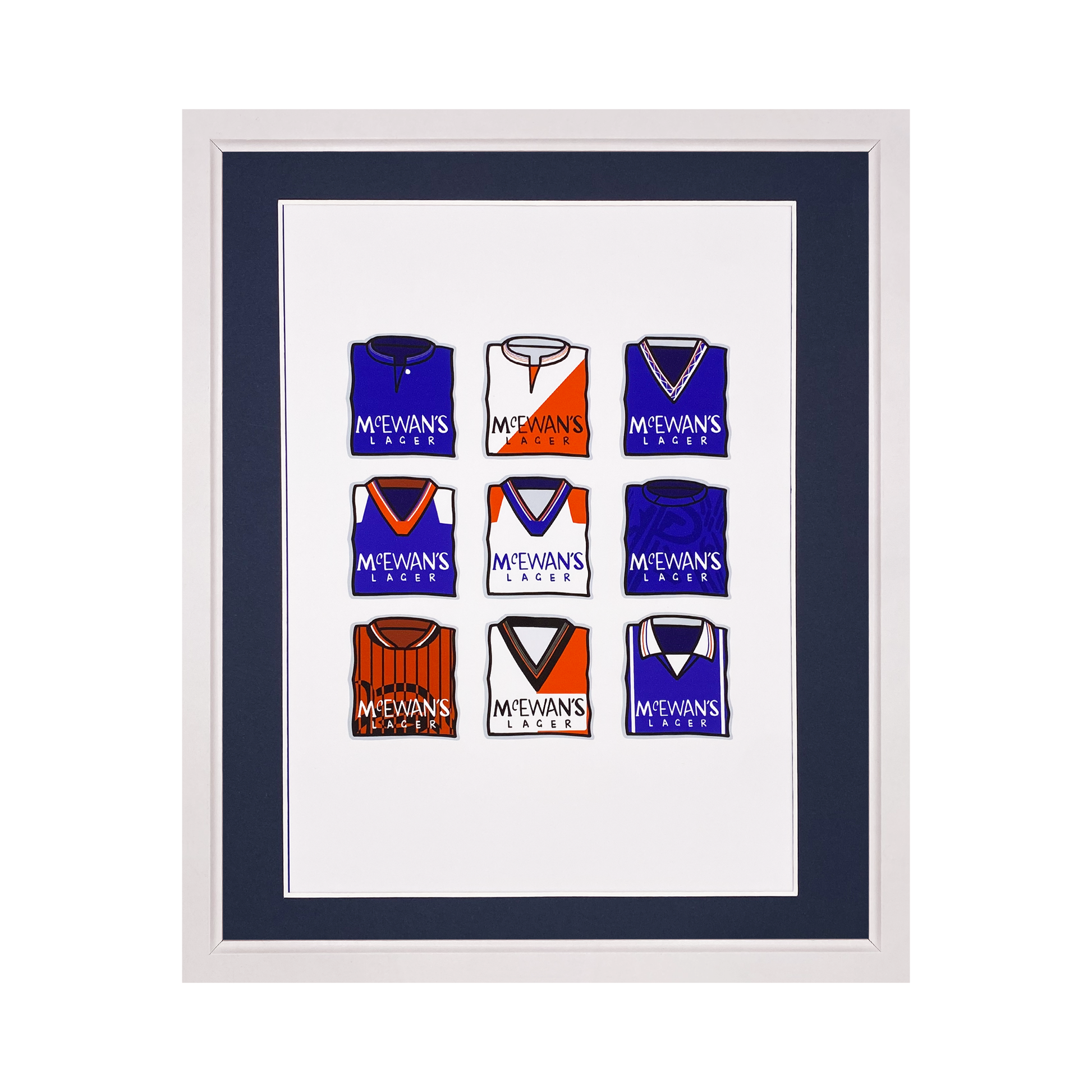 Rangers Shirts Through the Years