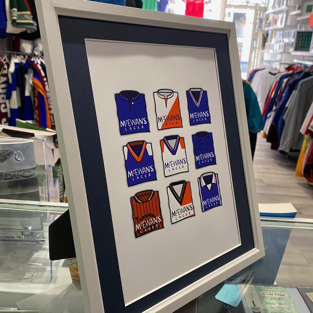 Rangers Shirts Through the Years