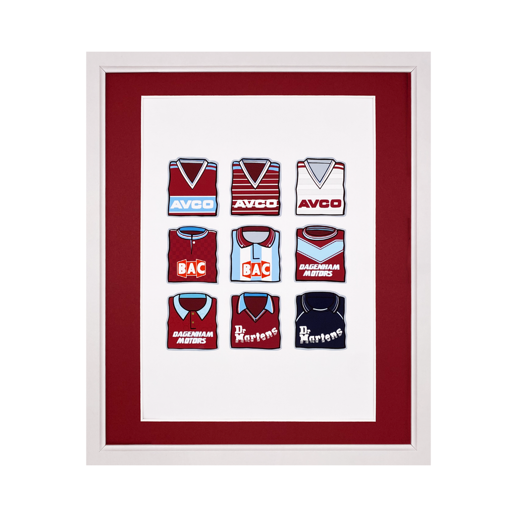 West Ham United Shirts Through the Years