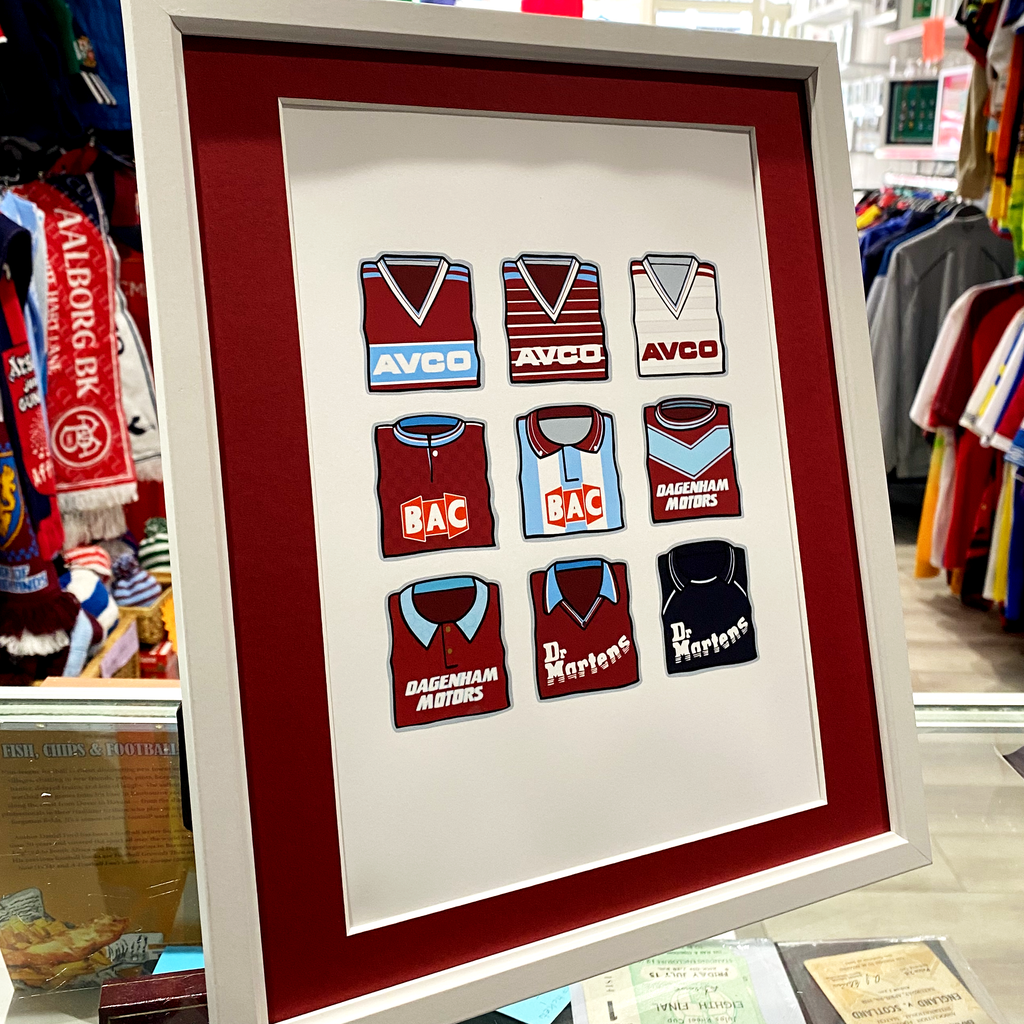 West Ham United Shirts Through the Years