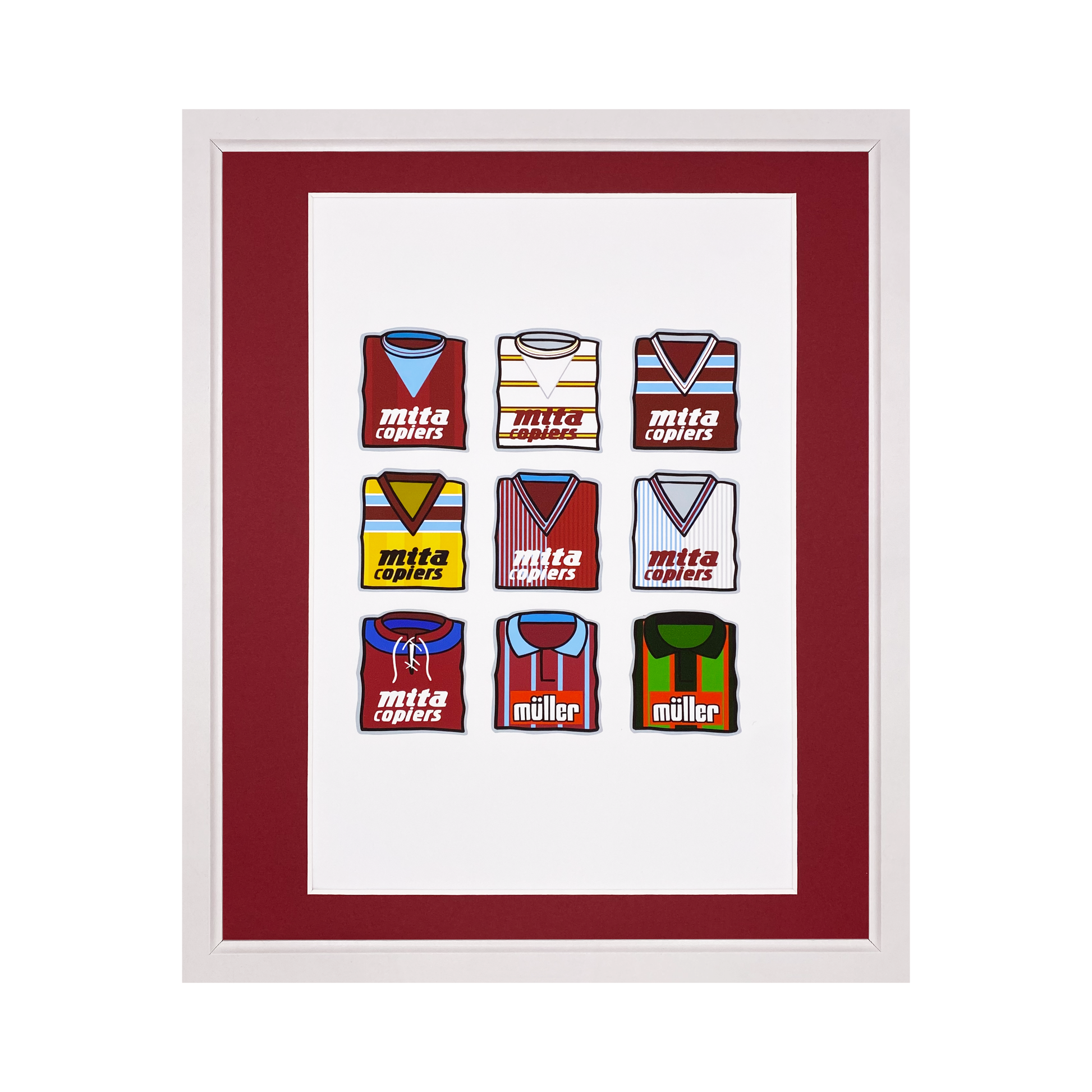 Aston Villa Shirts Through the Years