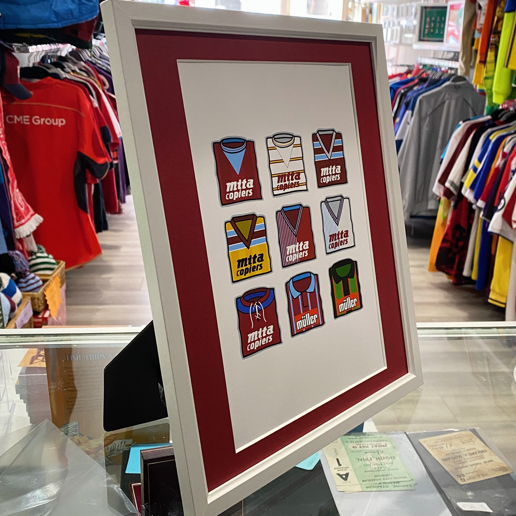 Aston Villa Shirts Through the Years