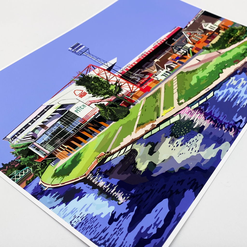 The City Ground Art Print