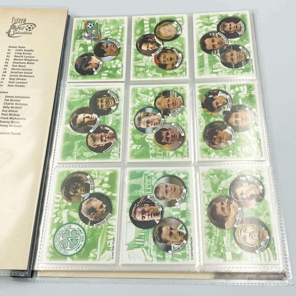Celtic 1998 Futera Fans' Selection Collector Card Album | Complete Set (Missing Special Editions)