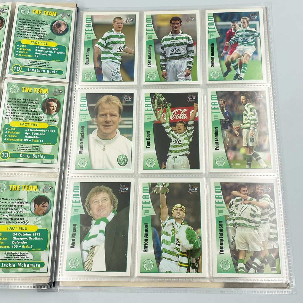 Celtic 1998 Futera Fans' Selection Collector Card Album | Complete Set (Missing Special Editions)