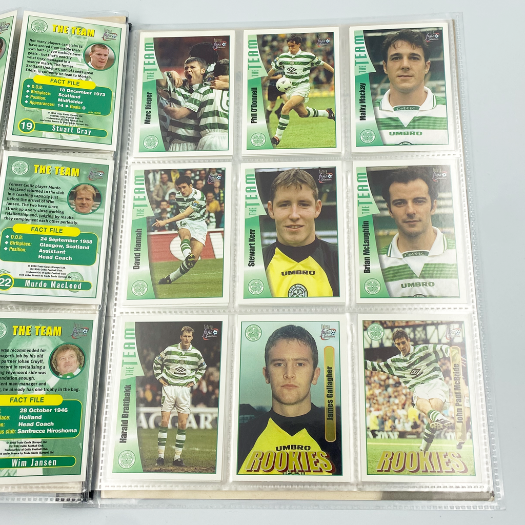 Celtic 1998 Futera Fans' Selection Collector Card Album | Complete Set (Missing Special Editions)