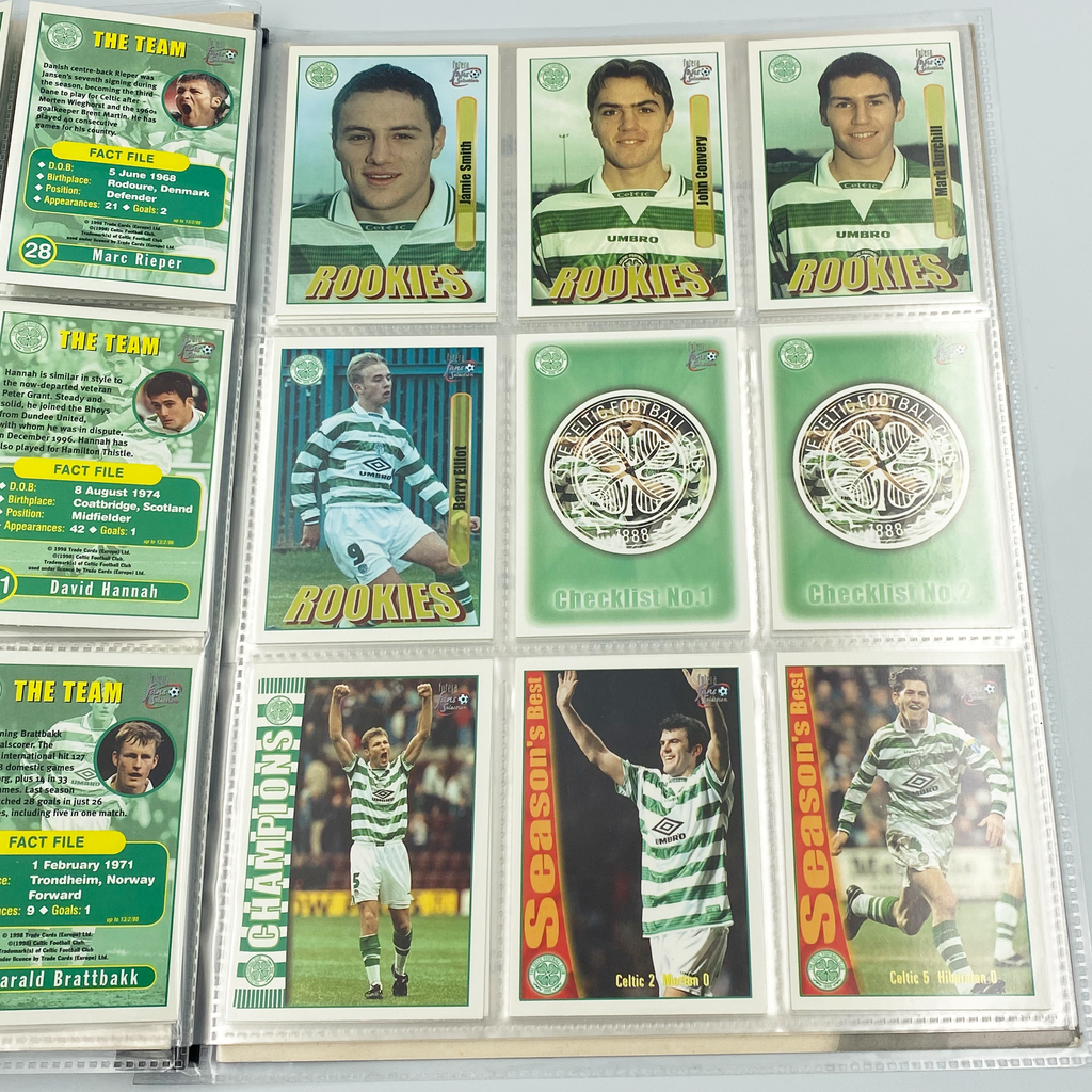 Celtic 1998 Futera Fans' Selection Collector Card Album | Complete Set (Missing Special Editions)