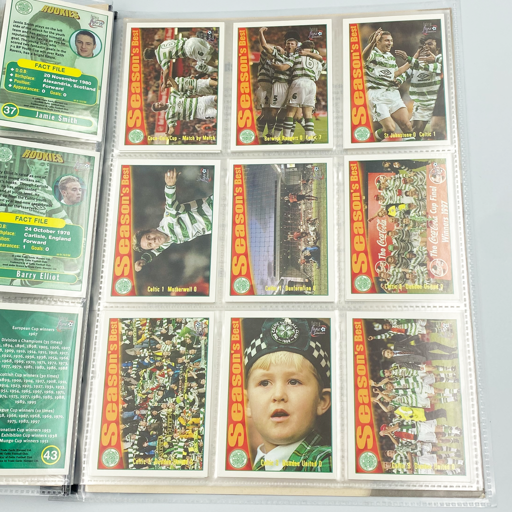 Celtic 1998 Futera Fans' Selection Collector Card Album | Complete Set (Missing Special Editions)