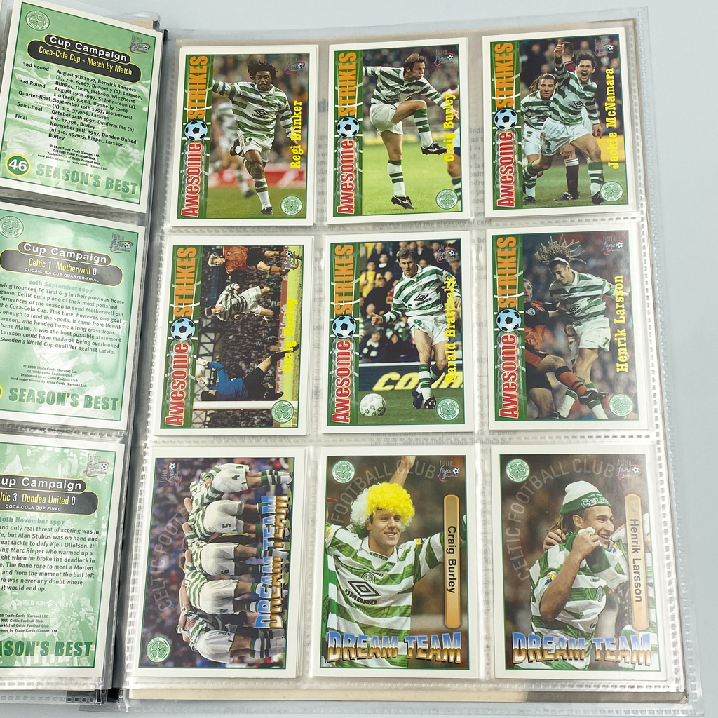 Celtic 1998 Futera Fans' Selection Collector Card Album | Complete Set (Missing Special Editions)