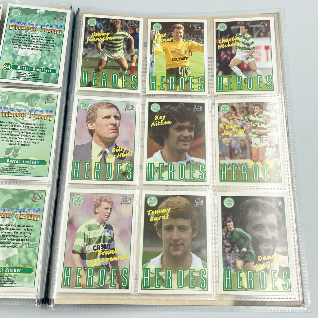 Celtic 1998 Futera Fans' Selection Collector Card Album | Complete Set (Missing Special Editions)