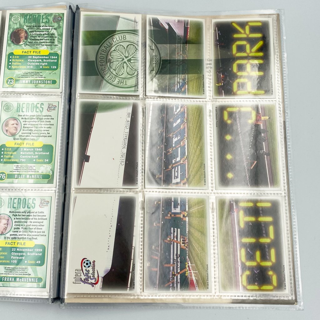 Celtic 1998 Futera Fans' Selection Collector Card Album | Complete Set (Missing Special Editions)