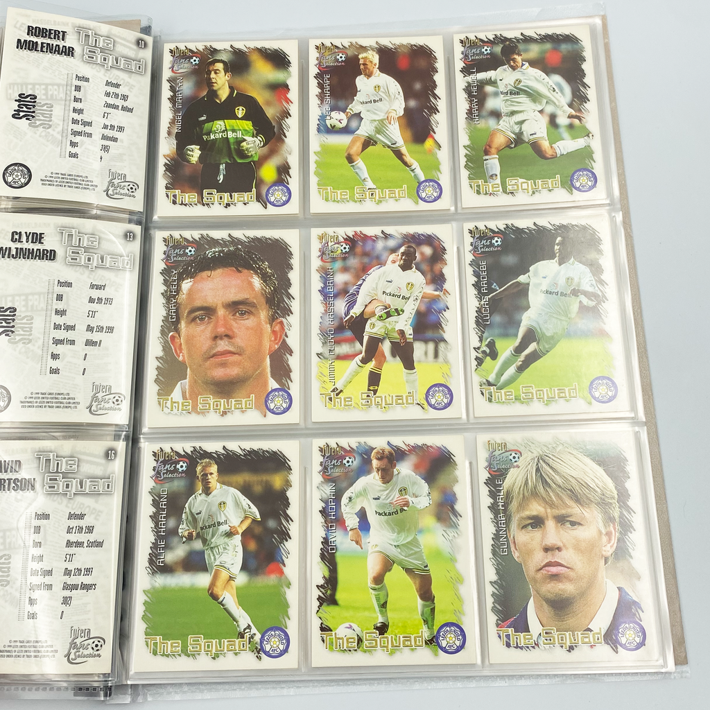 Leeds United 1999 Futera Fans' Selection Collector Card Album | Complete Set (Missing Special Editions)