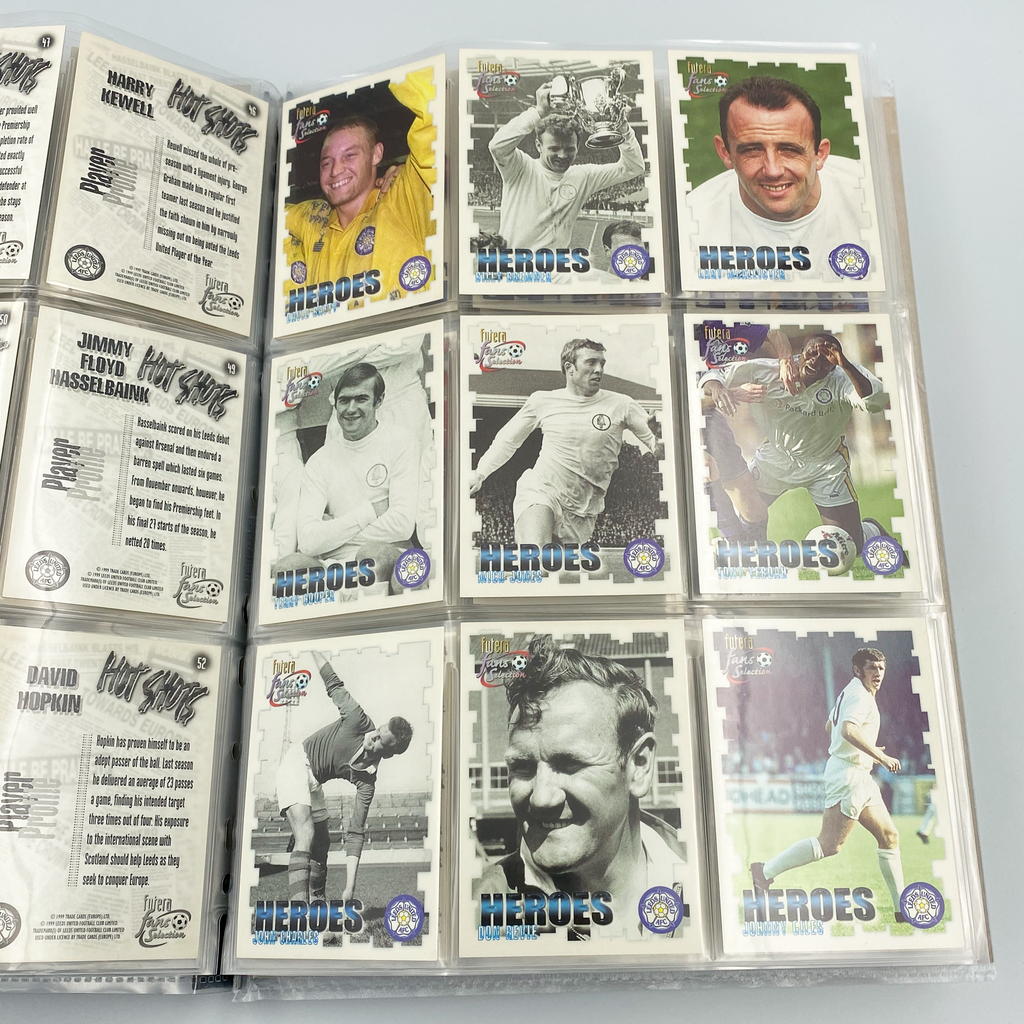 Leeds United 1999 Futera Fans' Selection Collector Card Album | Complete Set (Missing Special Editions)