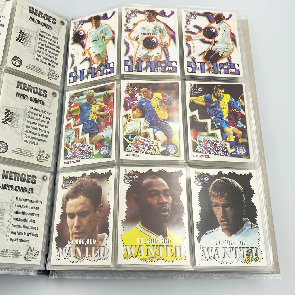 Leeds United 1999 Futera Fans' Selection Collector Card Album | Complete Set (Missing Special Editions)
