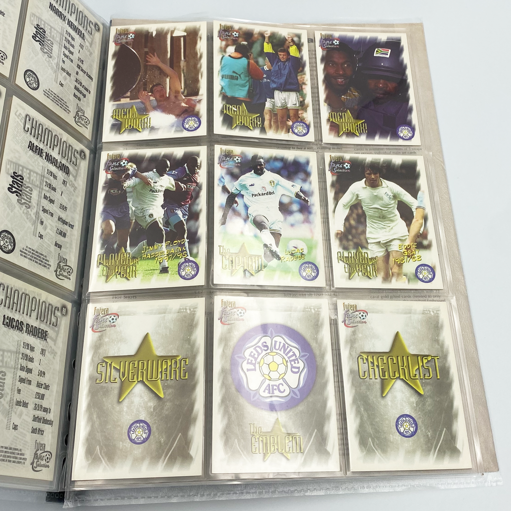 Leeds United 1999 Futera Fans' Selection Collector Card Album | Complete Set (Missing Special Editions)