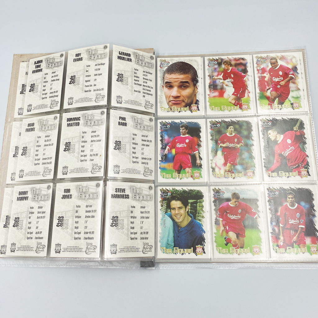 Liverpool 1999 Futera Fans' Selection Collector Card Album | Complete Set (Missing Special Editions)