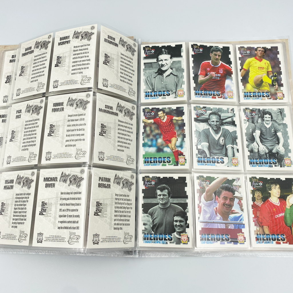 Liverpool 1999 Futera Fans' Selection Collector Card Album | Complete Set (Missing Special Editions)