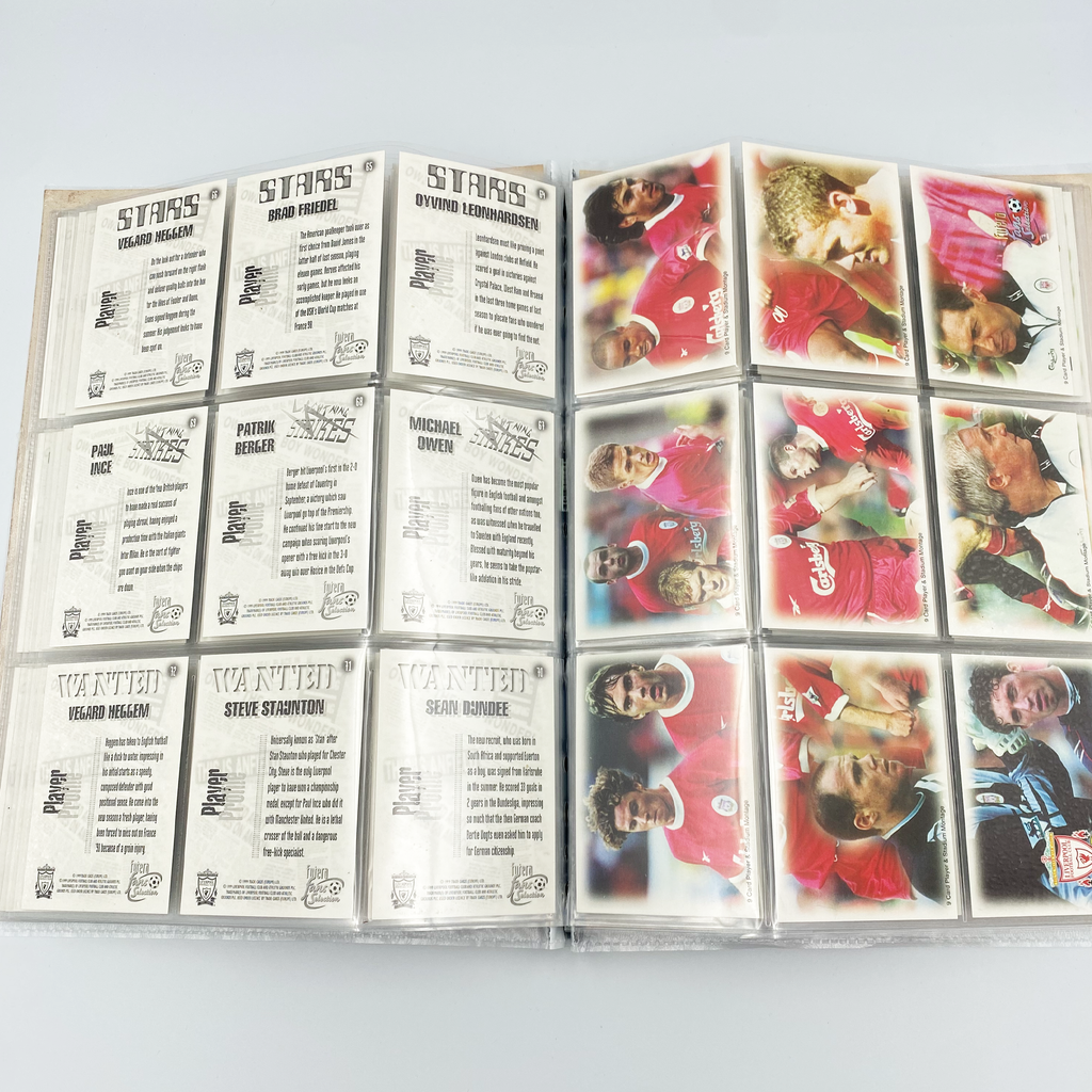 Liverpool 1999 Futera Fans' Selection Collector Card Album | Complete Set (Missing Special Editions)