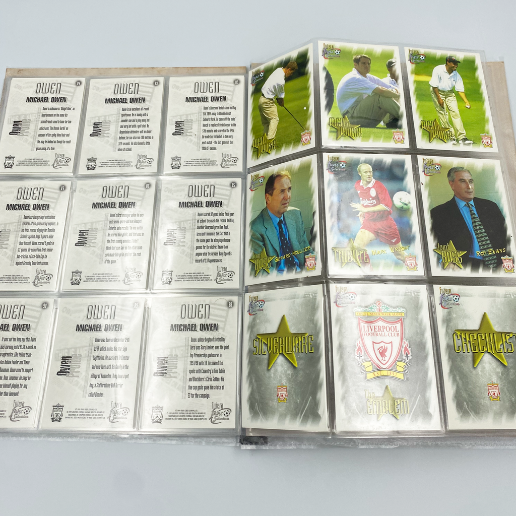 Liverpool 1999 Futera Fans' Selection Collector Card Album | Complete Set (Missing Special Editions)