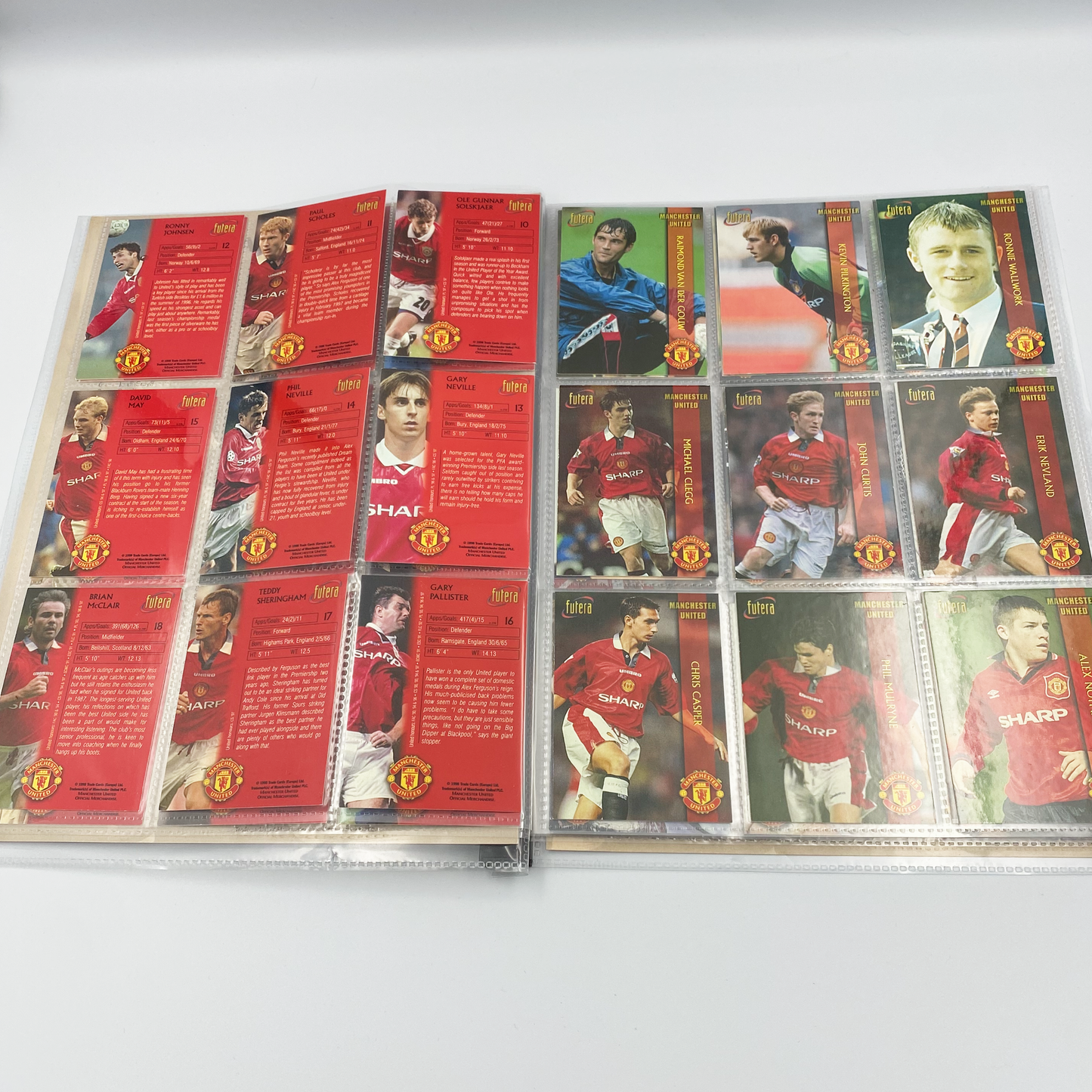 Manchester United 1998 Futera Fans' Selection Collector Card Album | Complete Set (Missing Special Editions)