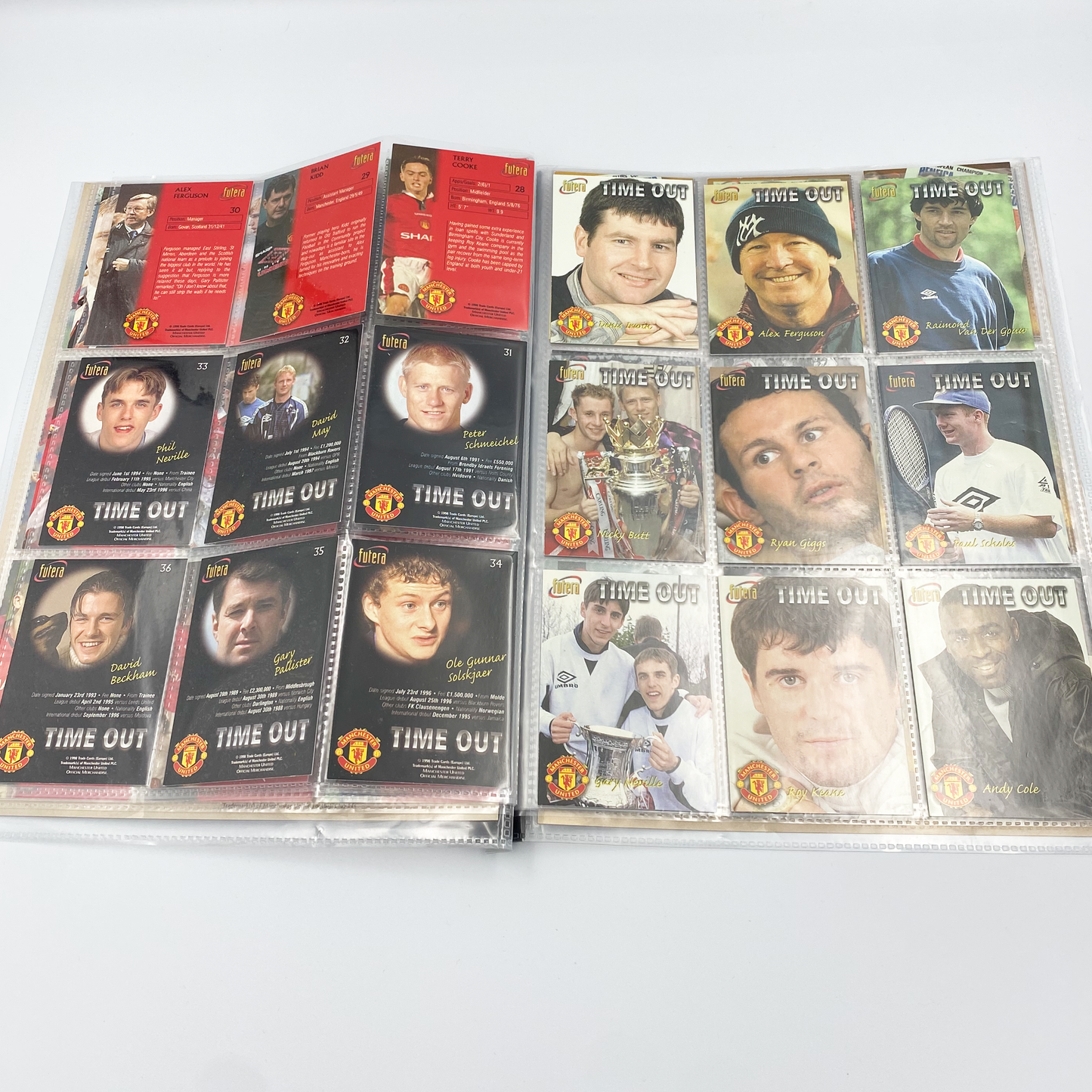 Manchester United 1998 Futera Fans' Selection Collector Card Album | Complete Set (Missing Special Editions)