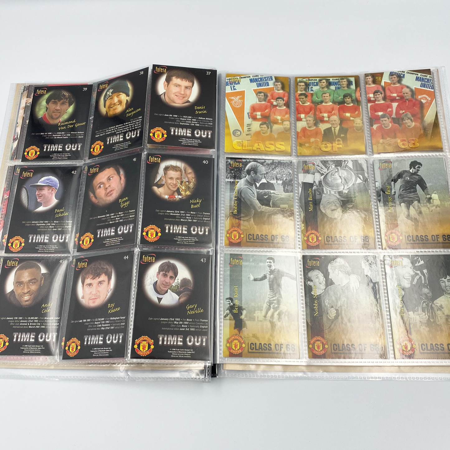 Manchester United 1998 Futera Fans' Selection Collector Card Album | Complete Set (Missing Special Editions)