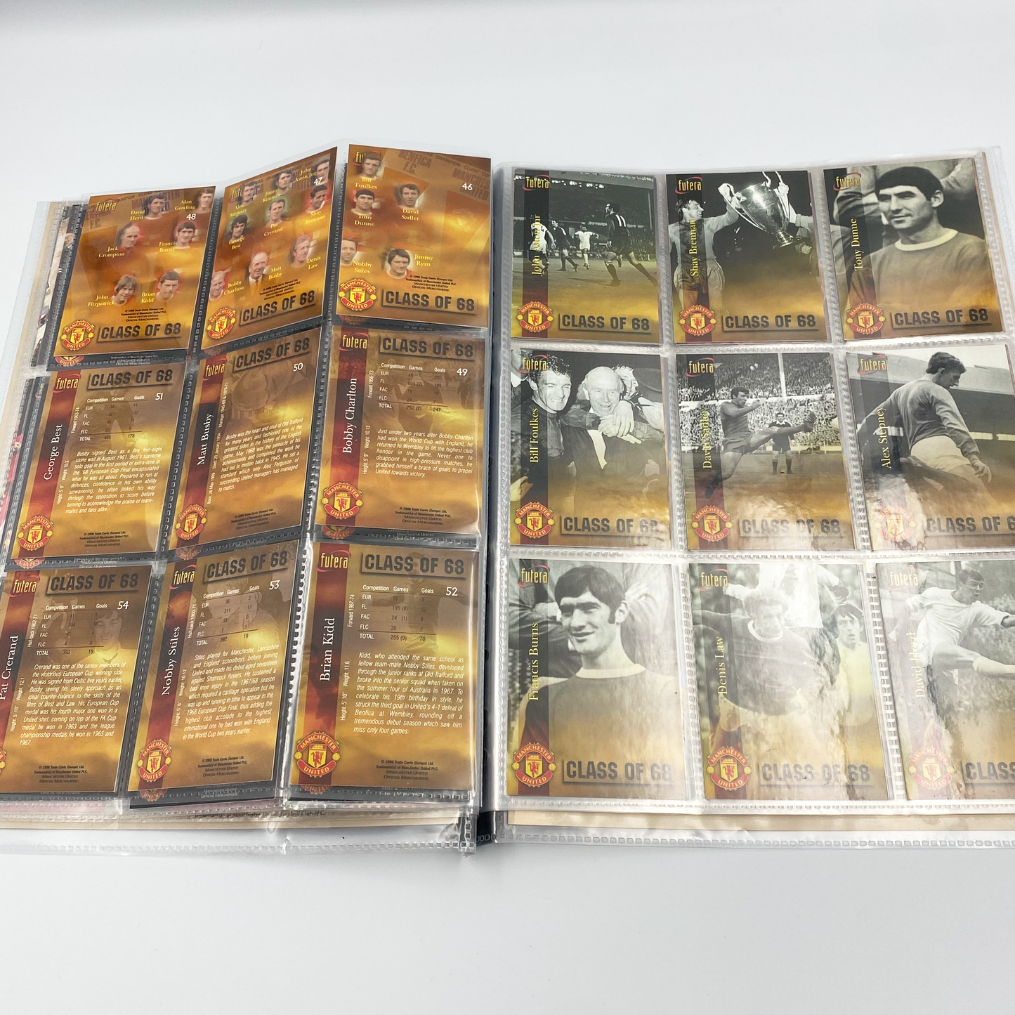 Manchester United 1998 Futera Fans' Selection Collector Card Album | Complete Set (Missing Special Editions)