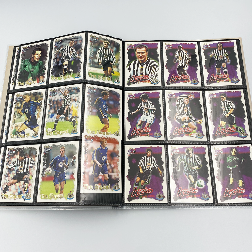 Newcastle United 1999 Futera Fans' Selection Collector Card Album | Complete Set (Missing Special Editions)
