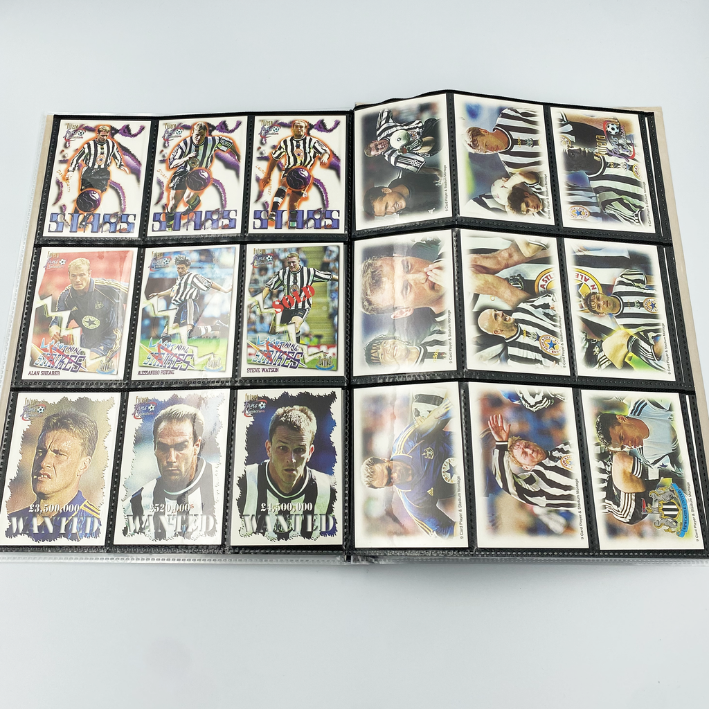 Newcastle United 1999 Futera Fans' Selection Collector Card Album | Complete Set (Missing Special Editions)