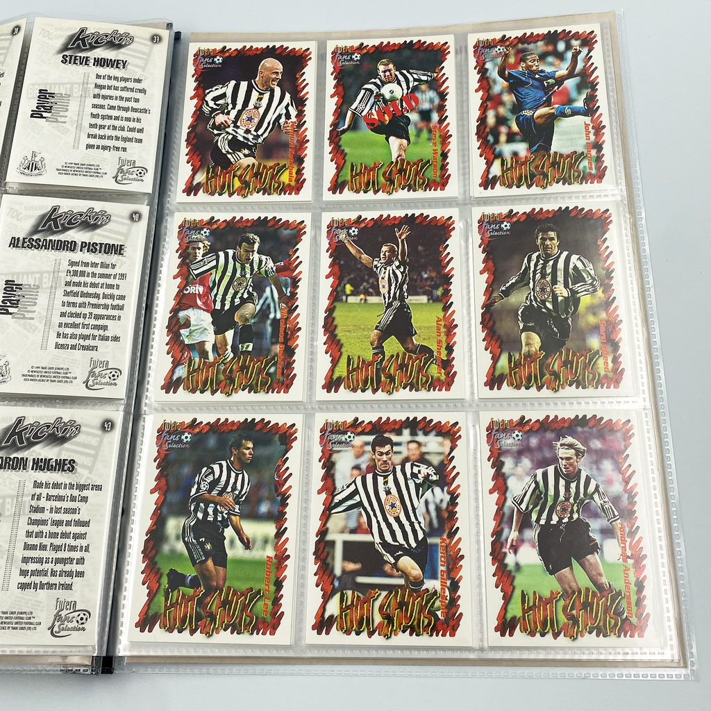 Newcastle United 1999 Futera Fans' Selection Collector Card Album | Complete Set (Missing Special Editions)