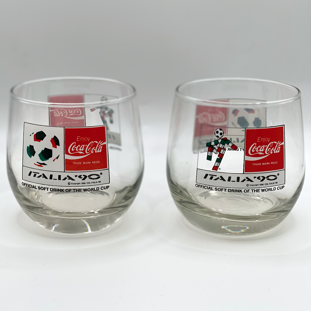 Italia '90 Glass Tumblers
