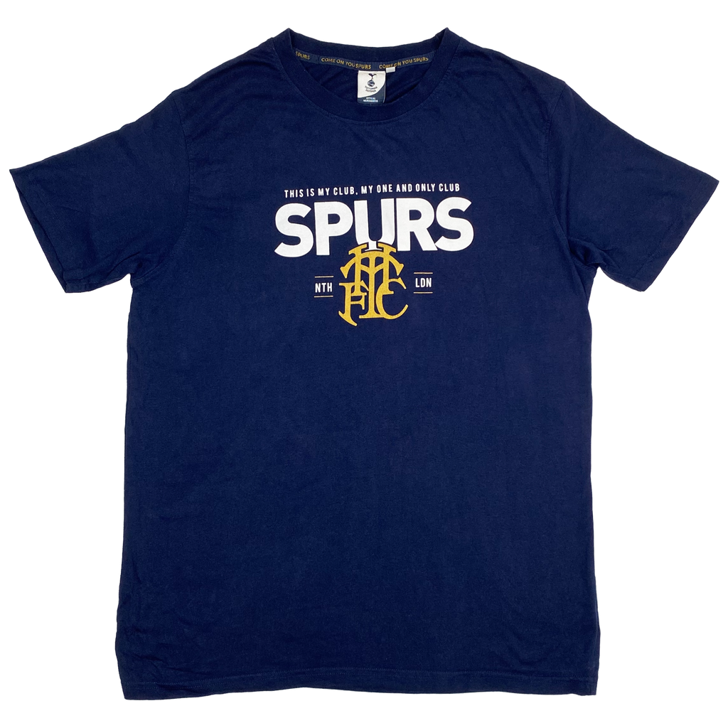 Tottenham Hotspur Navy Blue T-Shirt | Medium