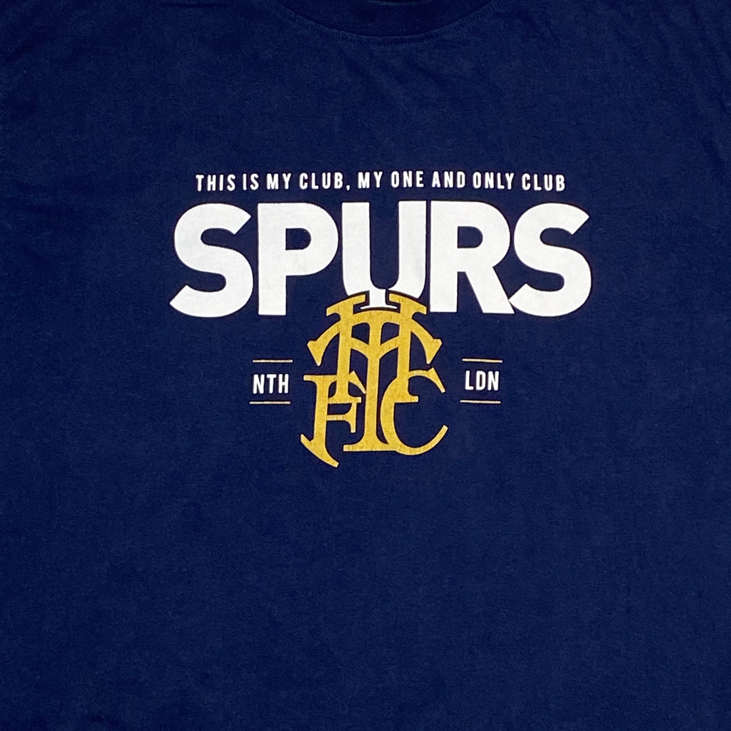 Tottenham Hotspur Navy Blue T-Shirt | Medium