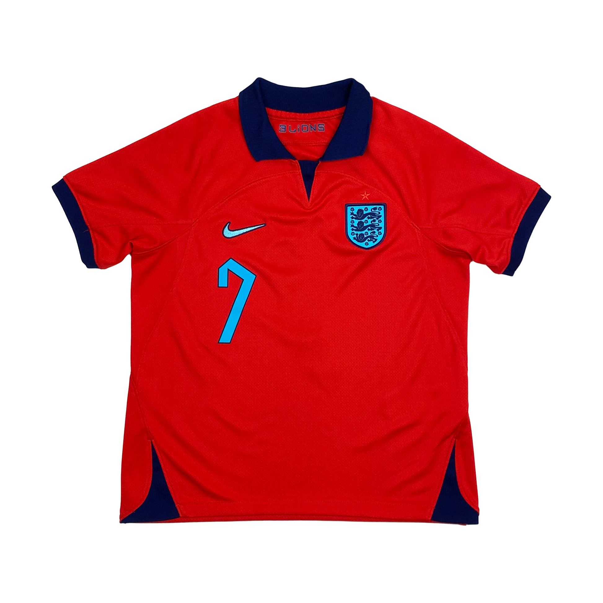 England Away Kit (2022) - Grealish 7 | 7-8 Years