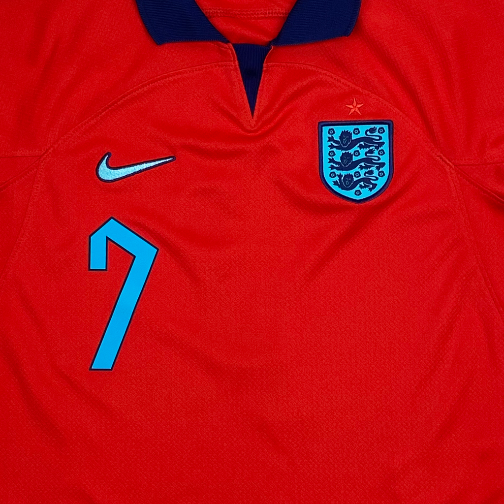 England Away Kit (2022) - Grealish 7 | 7-8 Years
