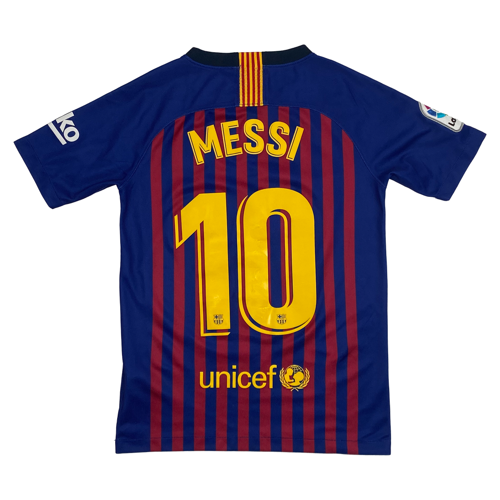 FC Barcelona Home Shirt (2018-19) - Messi 10 | 10-11 Years