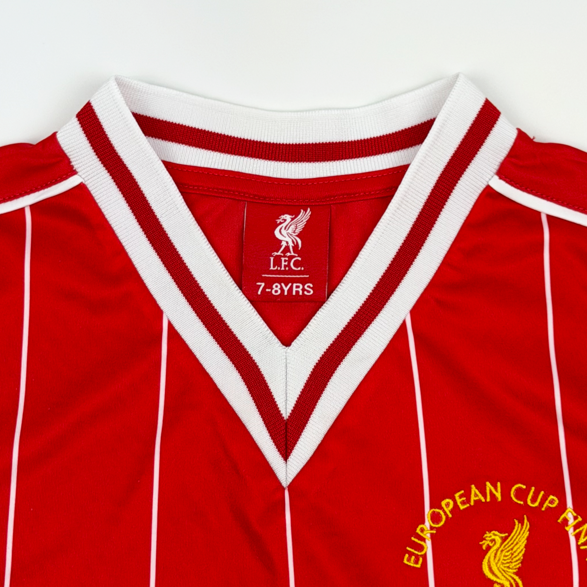 Liverpool 1984 European Cup Final Replica Shirt | 7-8 Years