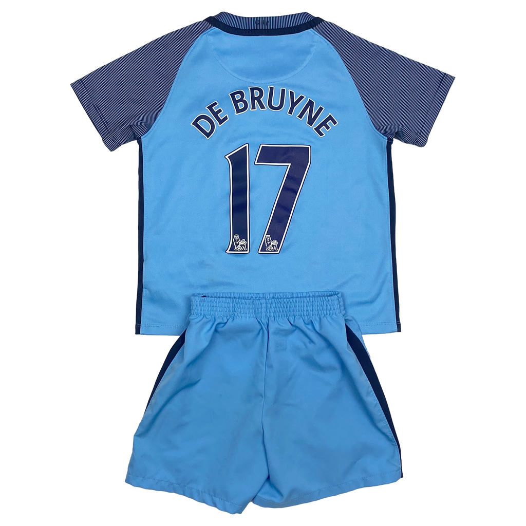 Manchester City Home Kit (2016-17) - De Bruyne 17 | 5-6 Years