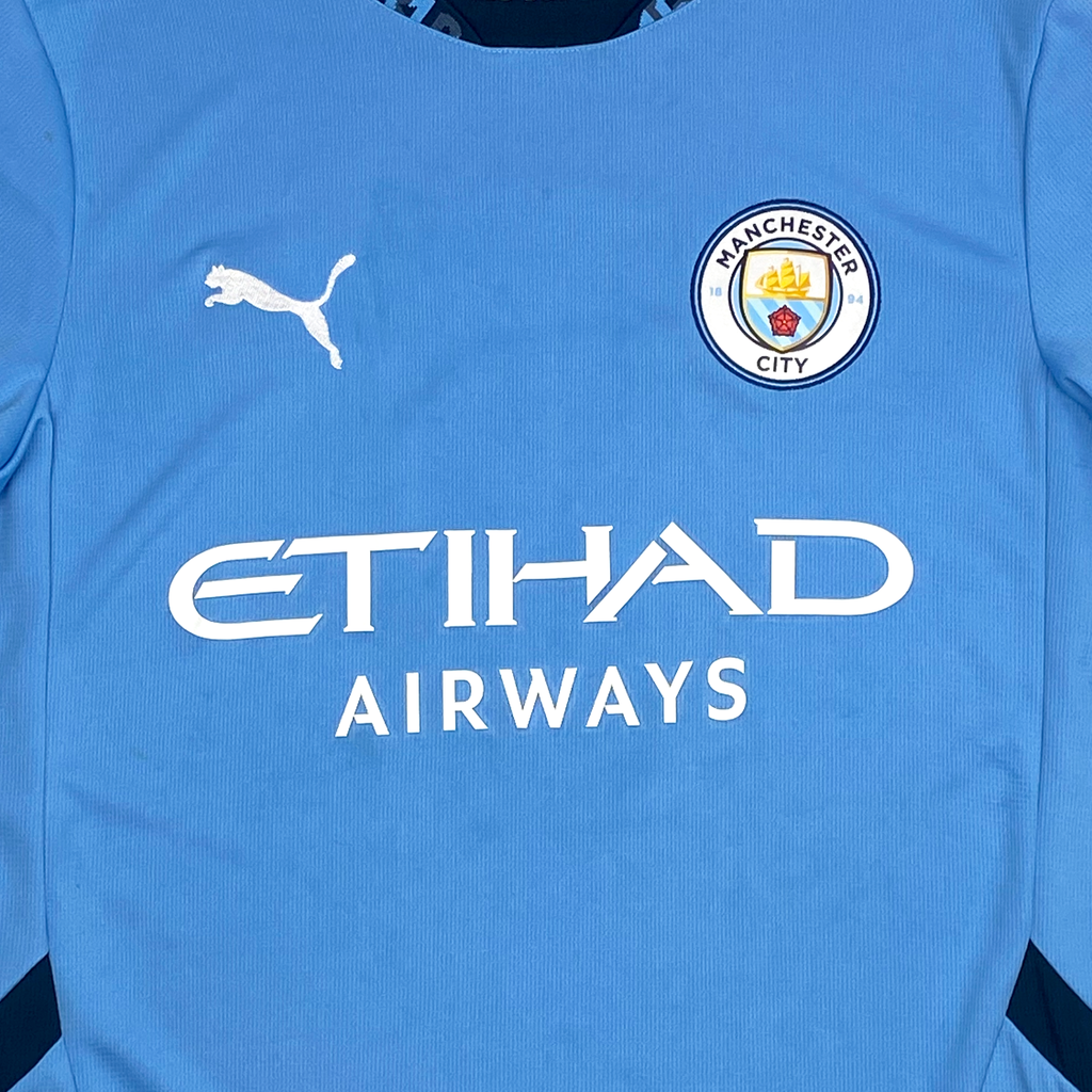 Manchester City Home Shirt (2024-25) - Haaland 9 | 13-14 Years