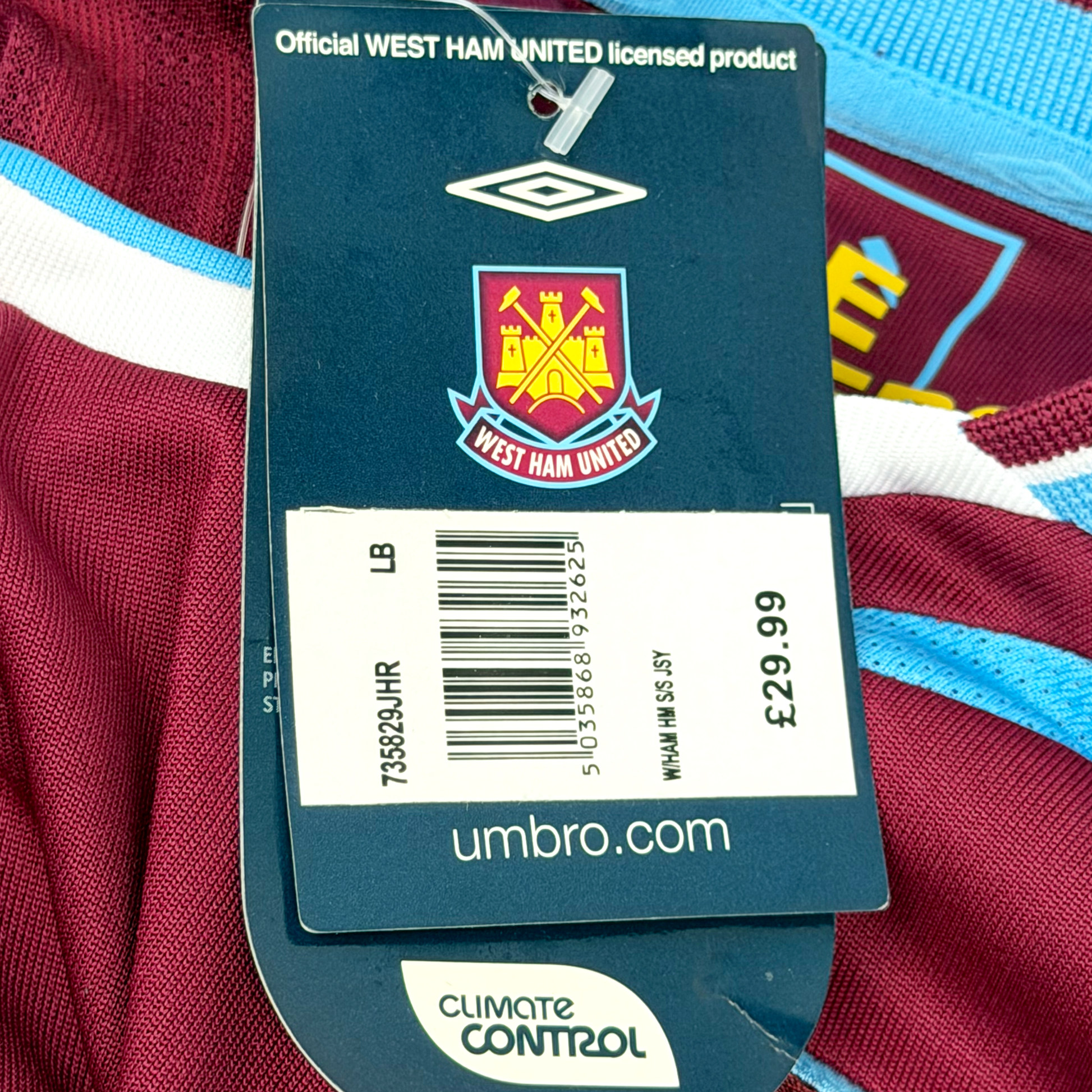 West Ham United Home Shirt (2007-08) | 14-15 Years