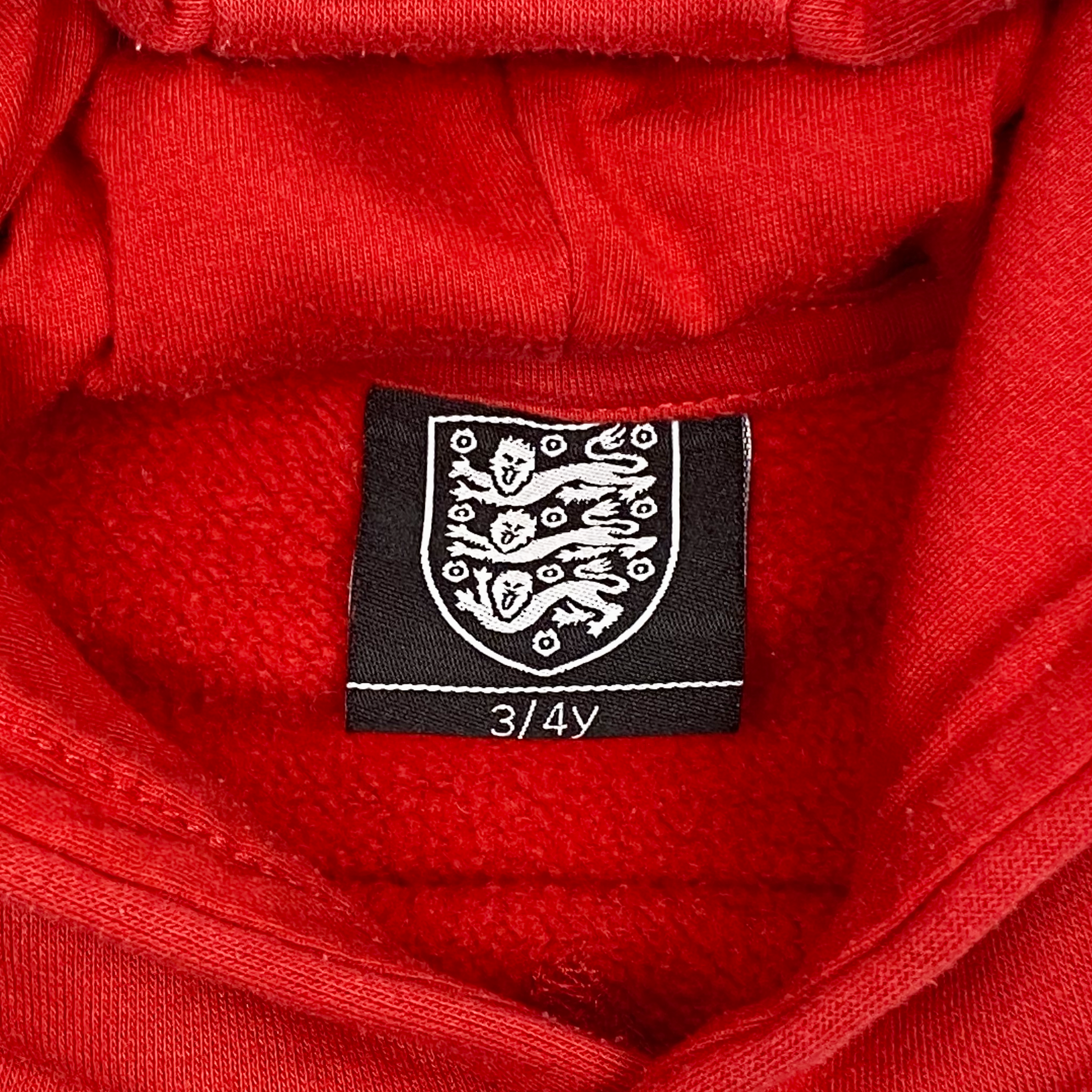 England Red Hoodie | 3-4 Years