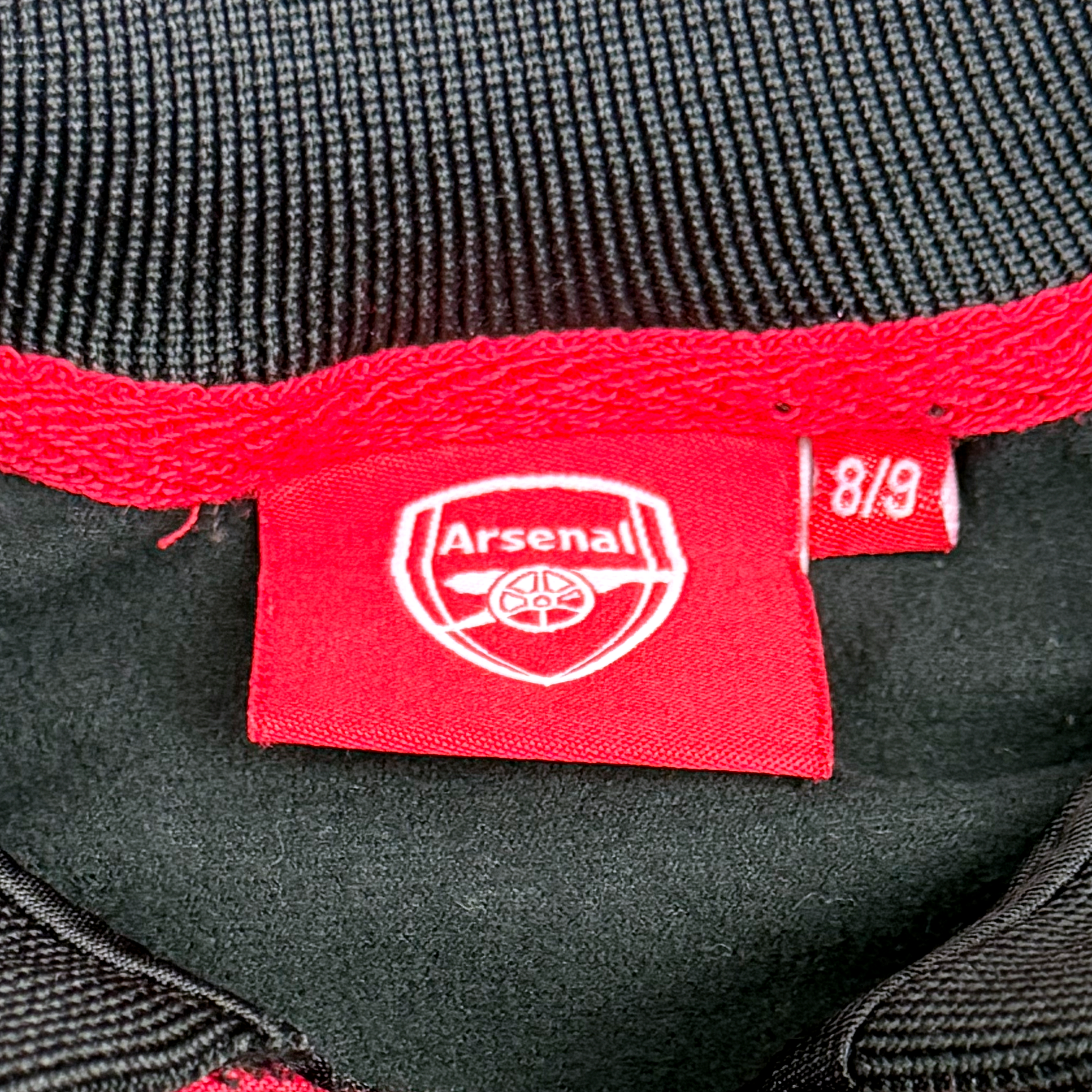 Arsenal Black Track Jacket | 8-9 Years