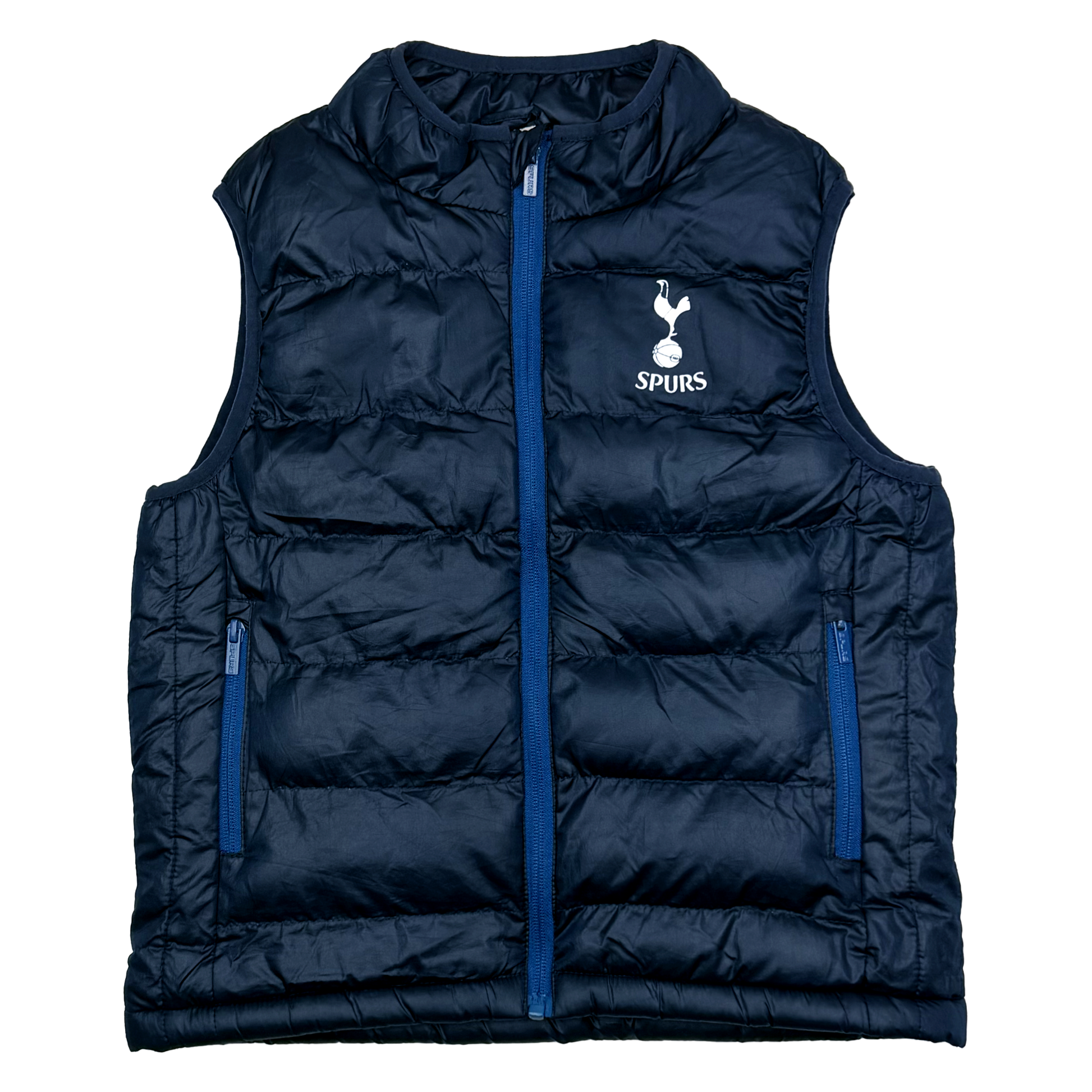 Tottenham Hotspur Navy Padded Bodywarmer | 8-9 Years