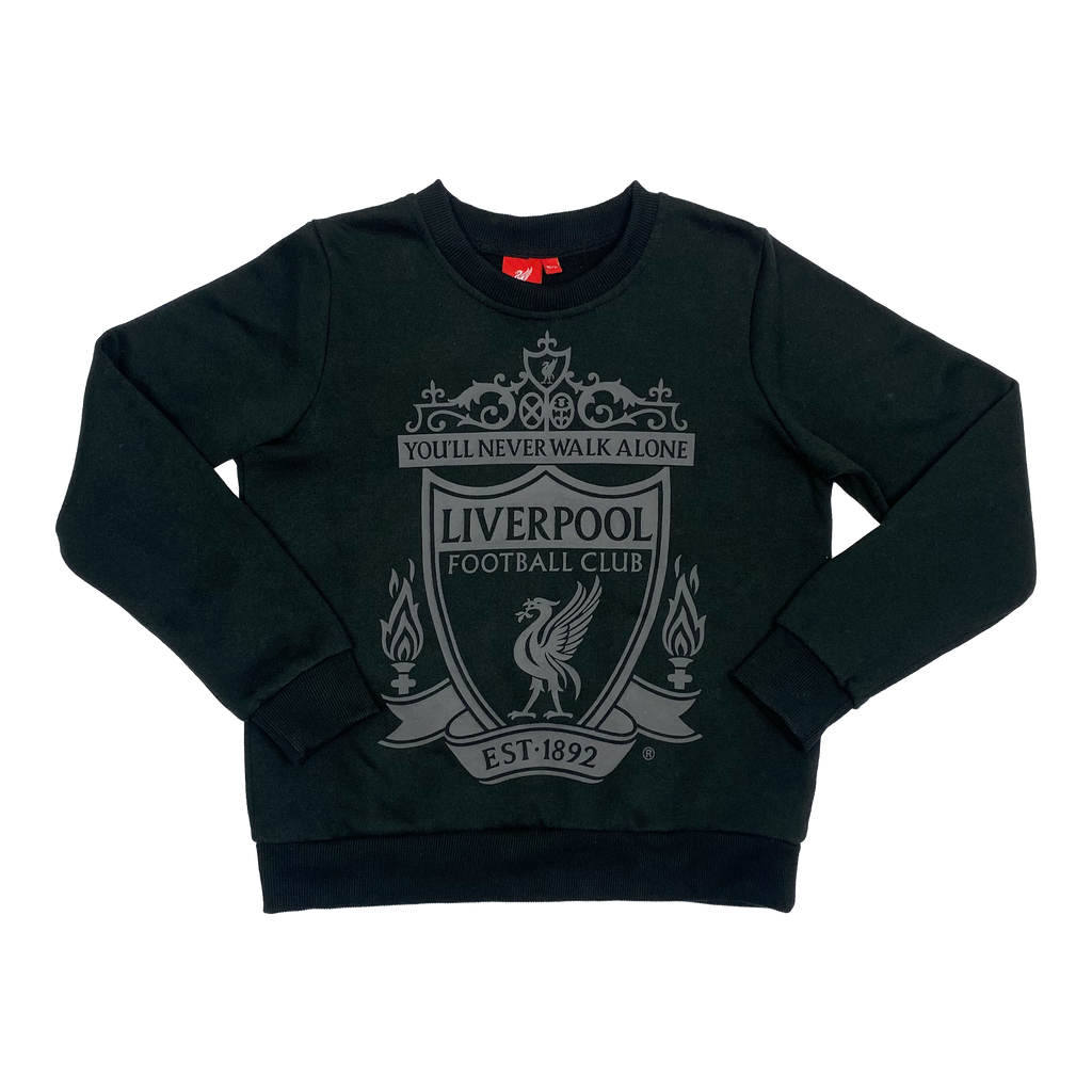 Liverpool Black Sweatshirt | 10-11 Years