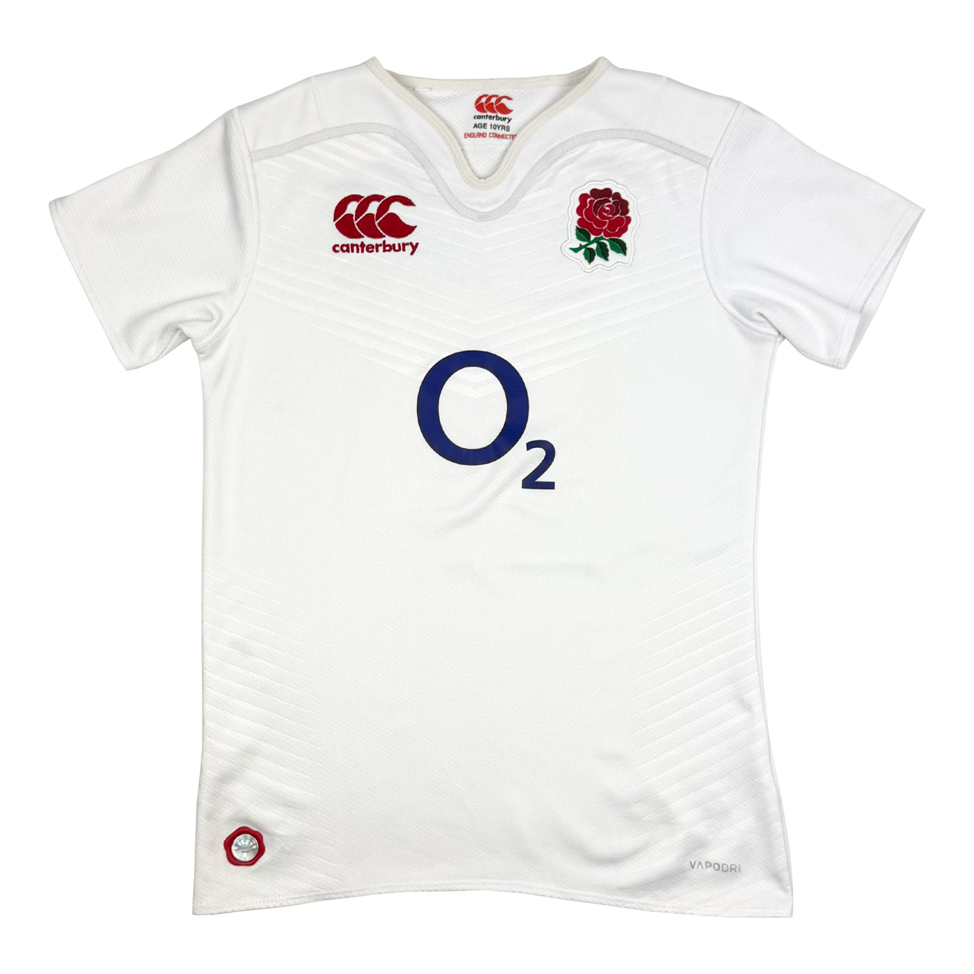 England Rugby Union Home Shirt (2015) | 9-10 Years