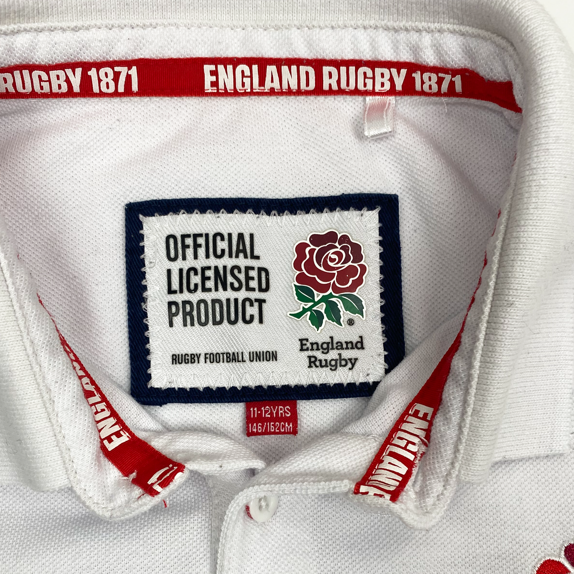 England Rugby Shirt | 11-12 Years