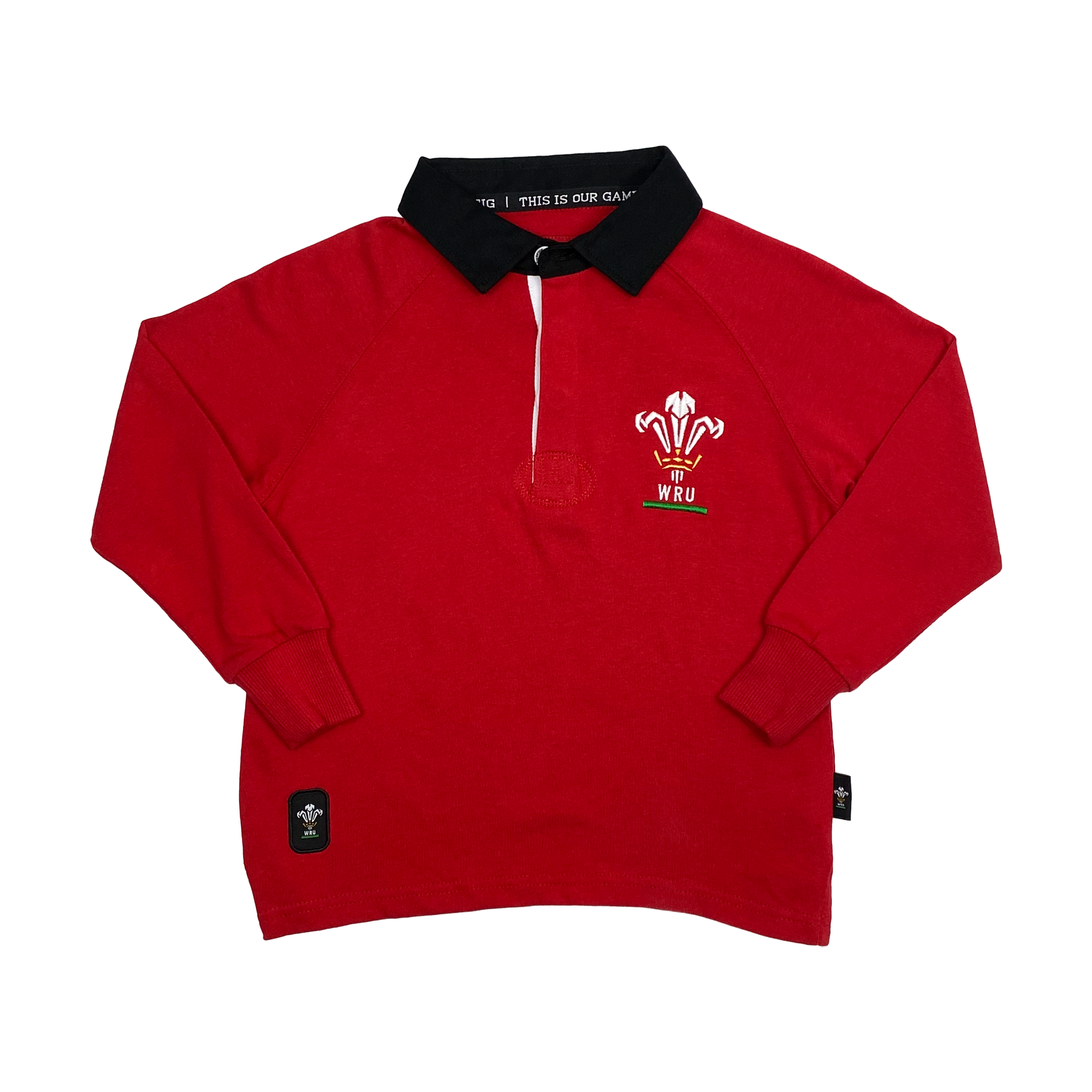 Wales Rugby Long-Sleeve Polo Shirt | 5-6 Years