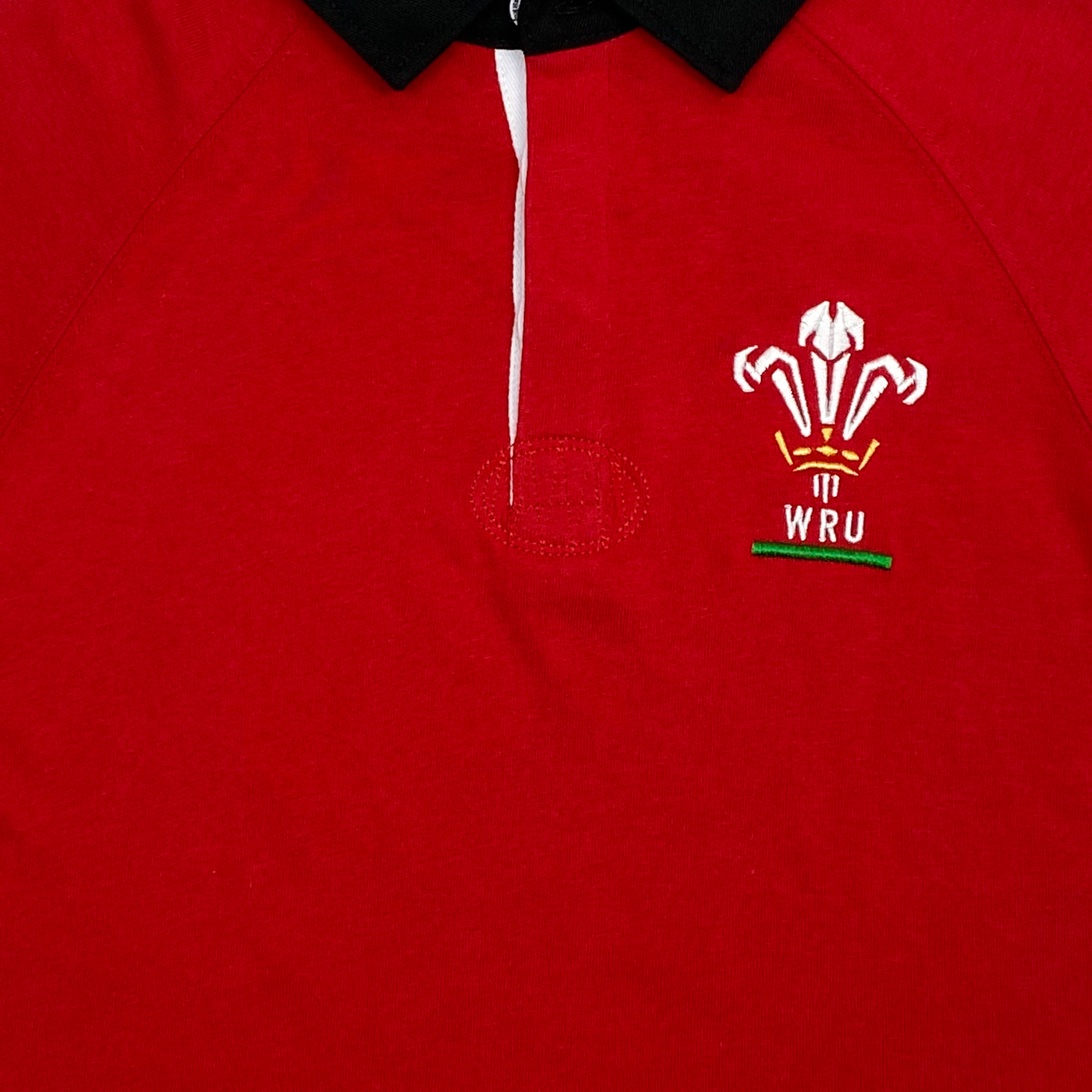 Wales Rugby Long-Sleeve Polo Shirt | 5-6 Years